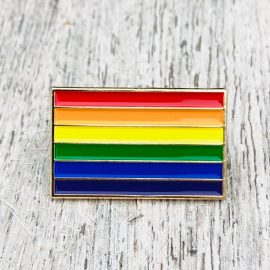 Gift For LGBT Pride Lapel Pin Badge Rainbow Flag