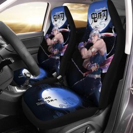 Gift Ideas Tengen Uzui Car Seat Covers Demon Slayer Kimetsu no Yaiba SPH