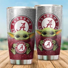 Alabama Crimson Tide Yoda Tumbler