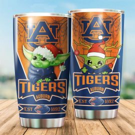 Gift Ideas Auburn Tigers Tumbler Baby Yoda NCAA