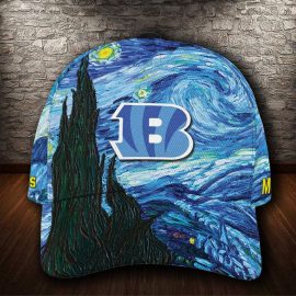 Gifts For Valentine CBG 3D Cap Van Gogh NFL Custom Name