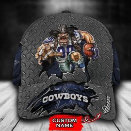 Gifts For Valentine Dallas Cowboys 3D Cap Ascot NFL Custom Name