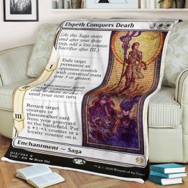 Gift Ideas Game MTG Elspeth Conquers Death Blanket
