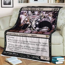 Gift Ideas Game MTG Horobi Deaths Wail Blanket