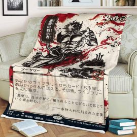 Gift Ideas Game MTG Japanese Demonic Tutor Blanket