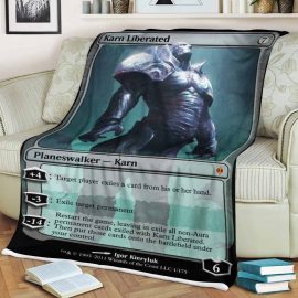 Gift Ideas Game MTG Karn Liberated Blanket