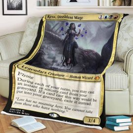 Gift Ideas Game MTG Kess Dissident Mage Sherpa Blanket