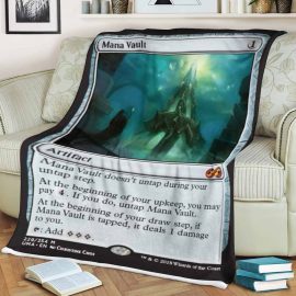 Gift Ideas Game MTG Mana Vault Soft Blanket