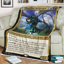 Gift Ideas Game MTG NicolBolas the Ravager Sherpa Blanket