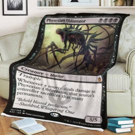 Gift Ideas Game MTG Phyrexian Obliterator Blanket