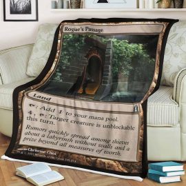 Gift Ideas Game MTG Rouges Passage Blanket