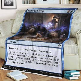 Gift Ideas Game MTG Send To Sleep Blanket