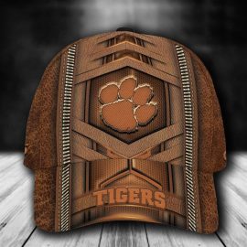 Gift Ideas NCAA1 Clemson Tigers 3D 12 Leather Cap Classic Custom na