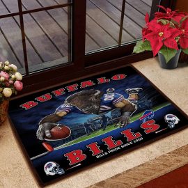 Buffalo Bills Pride Mascot Football Stadium Entrance Doormat