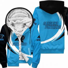 Gift Ideas Carolina Panthers Fleece Hoodie 3D Curve Great