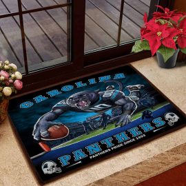 Carolina Panthers Pride Mascot Football Stadium Entrance Doormat