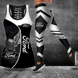 Gift Ideas Ford White Tank Top Legging Set