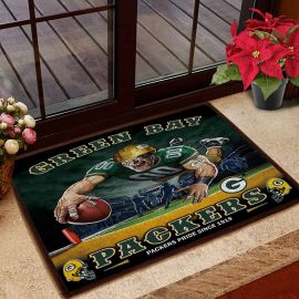 Green Bay Packers Pride Mascot Football Stadium Entrance Doormat
