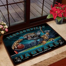 Jacksonville Jaguars Pride Mascot Football Stadium Entrance Doormat
