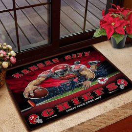 Kansas City Chiefs Pride Mascot Football Stadium Entrance Doormat