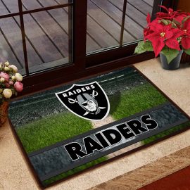 Las Vegas Raiders Logo Football Stadium Entrance Doormat