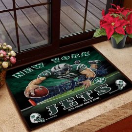 New York Jets Pride Mascot Football Stadium Entrance Doormat