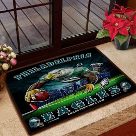 Philadelphia Eagles Pride Mascot Football Stadium Entrance Doormat