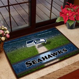 Seattle Seahawks Logo Football Stadium Entrance Doormat