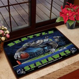 Seattle Seahawks Pride Mascot Football Stadium Entrance Doormat
