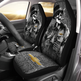 Limited Edition Chevrolet Corvette Car Seat Cover (Set Of 2) Dc