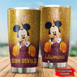 Arizona State Sun Devils Mickey Custom Name Tumbler