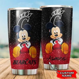 Cincinnati Bearcats Mickey Custom Name Tumbler