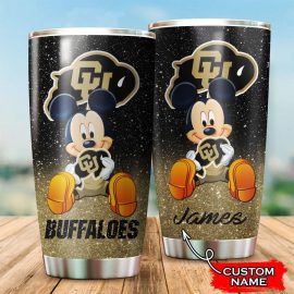 Colorado Buffaloes Mickey Custom Name Tumbler