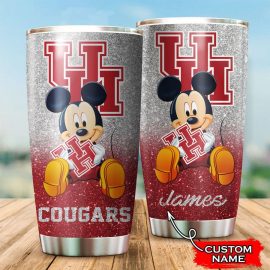 Houston Cougars Mickey Custom Name Tumbler