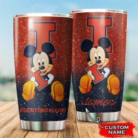 Illinois Fighting Illini Mickey Custom Name Tumbler