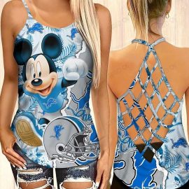 Mickey Detroit Lions Criss Cross 22