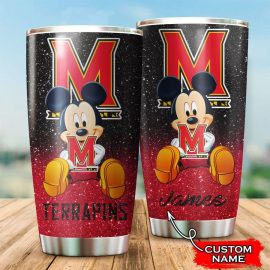 Maryland Terrapins Mickey Custom Name Tumbler