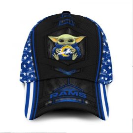 NFL Los Angeles Rams Baby Yoda Grogu Cap