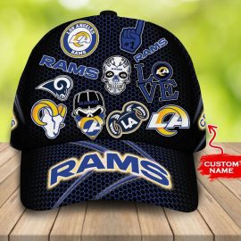 NFL Los Angeles Rams Stickers Classic Cap18 Custom Name