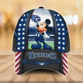 NFL Tennessee Titans 3D Cap Mickey Mouse