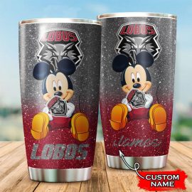 New Mexico Lobos Mickey Custom Name Tumbler