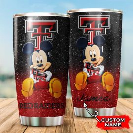 Texas Tech Red Raiders Mickey Custom Name Tumbler