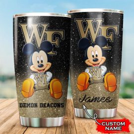 Wake Forest Demon Deacons Mickey Custom Name Tumbler