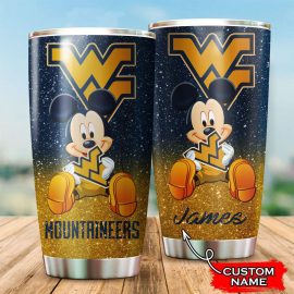 West Virginia Mountaineers Mickey Custom Name Tumbler
