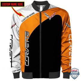 Chevrolet Corvette Custom Name Bomber Jacket