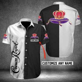 Crown Royal Custom Name 1 Hawaiian Graphic Hawaiian Casual Shirt