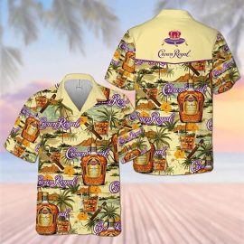 Crown Royal Whiskey Hawaii Shirt Aloha Beach Holiday