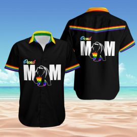 Gift Ideas For LGBT Pride Proud Mom Short Sleeves Shirt