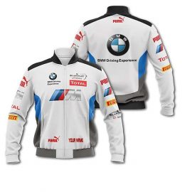 Personalized Bmw Racing Bomber Jacket