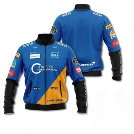 Personalized McLaren Racing A Better Tomorrow Bomber Jacket